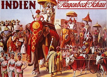 Mainosjuliste "Intia - Hagenbeck