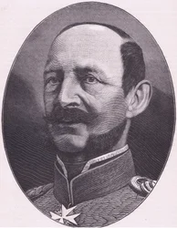 Preussin prinssi Albert, Cassells, Ranskan ja Saksan välisen sodan historia, julkaissut Cassell and Company Limited, n. 1890 (litho)
