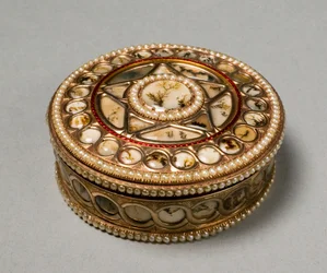 Pyöreä nuuskalaatikko, n. 1800-30