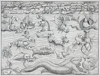 Pimeyden meri Sebastien Münsterin Cosmographie Universalisista