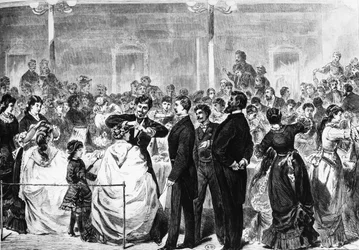 Kampausalan komitean harjoittelututkinto Berliinin Tonhallessa 3. toukokuuta 1881