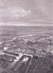 View of Metz, Cassells, Ranskan ja Saksan välisen sodan historia, julkaissut Cassell and Company Limited, n. 1890 (litho)