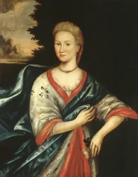 Naisen muotokuva, n. 1710.