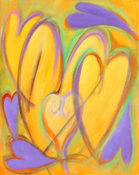 G Hearts 11, 2016 (akryyli kankaalle)