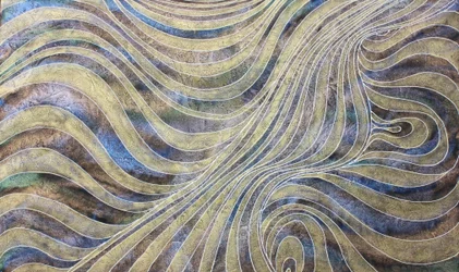 Matka 253, Buddhan vaatteissa, 2009 (akryyli kankaalle)