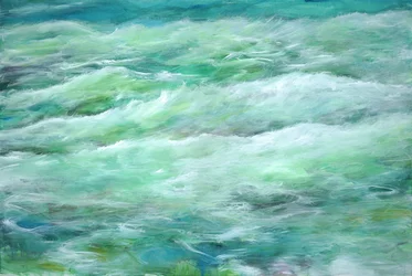 Quiet Seas, 2013 (akryyli kankaalle)