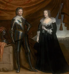 Frederik Hendrik ja Amalia of Solms-Braunfels, n. 1637-8