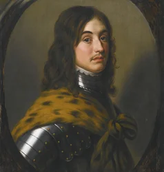 Maurice du Palatinat (1620-1652) Fils de Frederic V du Palatinat - Pfalzin prinssi Maurice par Honthorst, Gerrit, van (1590-1656) muotokuva. Öljy puulle, koko: 62,3x58,5, Yksityiskokoelma