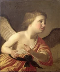 Muotokuva nuoresta Böömin prinssi Mauricesta (1620-53) Amorina.
