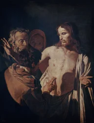 Saint Thomasin uskomattomuus, n. 1620 (öljy kankaalle)
