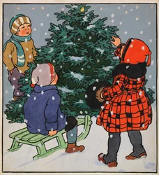 Il·lustració de My dear little book, 1928. finlandès