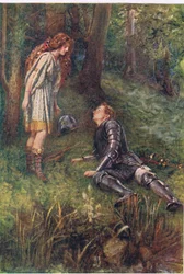 Belphoebe e Timius, Stories from the Faerie Queen publicado por George Harrap and Companyfinnish