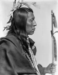Sioux-päällikkö Flying Hawk, n. 1900