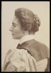 Muotokuva Gemma Bellincionista (1864-1950) Giacomo Brogista (1822-1881), - Valokuva - Yksityiskokoelma