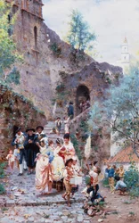 Ristiäiset (öljy kankaalle)