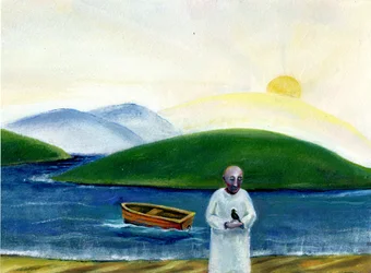 Dawn Goodbye, 2004, (öljy paperille)
