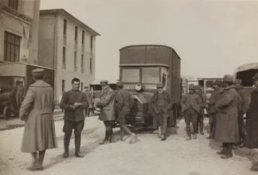 Albumi "Pictures of War II": italialaiset sotilaat Gradisca Sagradossa, Goriziassa, Italiassa (m/v kuva)