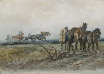 Kilpahevoset harjoituksessa Ploughmenin katsomassa (wc ja guassi aluksella)