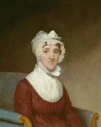 Sarah Homes Tappan (rouva Benjamin Tappan), 1814 (öljy puulle).