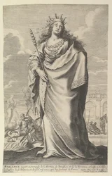 Marianne, 1647. Tekijät: Gilles Rousselet, Abraham Bosse.