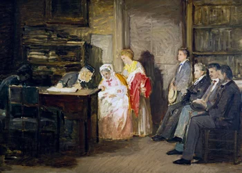 Siviilivaltio, Gioacchino Toma (1836-1893), maalaus.