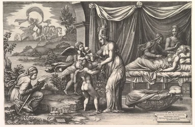 Syntymän allegooria, 1558.