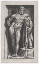 Rooman loiston peili: Farnese Hercules, 1500-luku, 1500-luku.