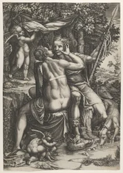 Venus ja Adonis, n. 1570