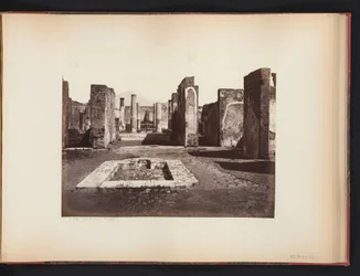 Näkymä Casa di Pansan raunioista Pompejissa, Italiassa Casa di Pansa (Pompeji) (otsikko esineessä)