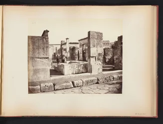Näkymä Casa di Salustion raunioista Pompejissa, Italiassa Casa di Salustio Pompei (otsikko esineessä)