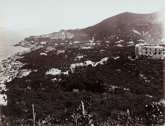 Panoraamanäkymä Casamicciolaan, lähellä Napolia