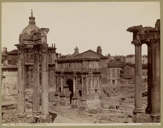 Rooma - Septimius Severuksen riemukaari