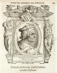 Milano, Braidensen kirjasto, Vite de piv excellent, Giorgio Vasari 1568, Andrea da Fiesole