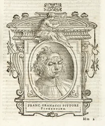 Milano, Biblioteca Braidense, Vite de piv excellent, Giorgio Vasari 1568, Francesco Granacci