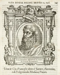 Milano, Biblioteca Braidense, Vite de piv excellent, Giorgio Vasari 1568, Giovan Francesco Penni nimeltään Il Fattore