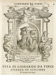 Milano, Biblioteca Braidense, Vite de piv excellent, Giorgio Vasari 1568, Leonardo da Vinci