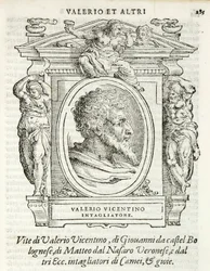 Milano, Biblioteca Braidense, Vite de piv excellent, Giorgio Vasari 1568, Valerio Belli, nimeltään Valerio Vicentino.