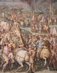 Keisari Maximilian purkaa Livornon piirityksen, 1568-1571