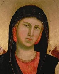 Madonna, alttaritaulusta Madonna ja lapsi valtaistuimella, osa 66535 ks. myös 66536, 66538 & 66539 alttaritaulu.