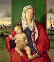 Madonna ja lapsi (öljy paneelille)