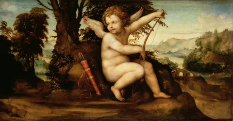 Amor maisemassa, noin 1510