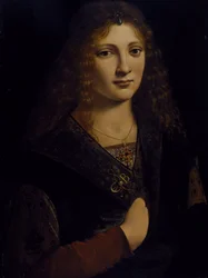 Nuoren miehen muotokuva, mahdollisesti Girolamo Casio, n. 1500 (öljy puulevylle)
