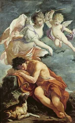 Diana ja Endymion (öljy kankaalle)
