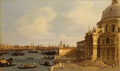 Venetsia: Santa Maria della Salute, noin 1740.
