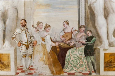 Konsertti, pääsali, n. 1570 (fresko)