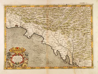 Itä-Ligurian alue, Giovanni Antonio Maginin italialaista atlasta, kuparikaiverrus