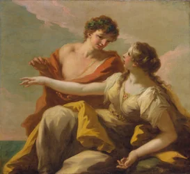 Bacchus ja Ariadne, noin 1720