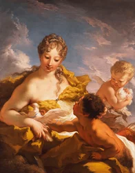 Venus, Amor ja faun, 1708-13