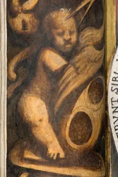 Central Ave, Lesena yläosa pääkaupungin yläpuolella First and Second Span South, IL Pordenone, Putto, Detail