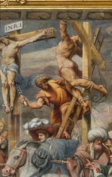 Counterfaccata, IL Pordenone, Ristiinnaulitseminen 1520-21, Yksityiskohta